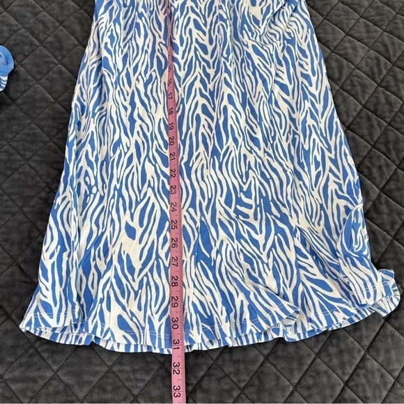 Diane Von Furstenberg X Target Skirt Women Large Midi Knit A Line Sea Twig B9 - Picture 4 of 9